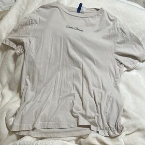 Casual Cream T-Shirt